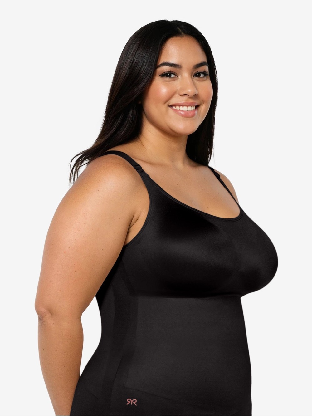 RUBY RIBBON #3022 Black Ultimate Cami Sliming Shapewear Sz 38
